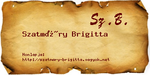 Szatmáry Brigitta névjegykártya