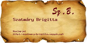 Szatmáry Brigitta névjegykártya